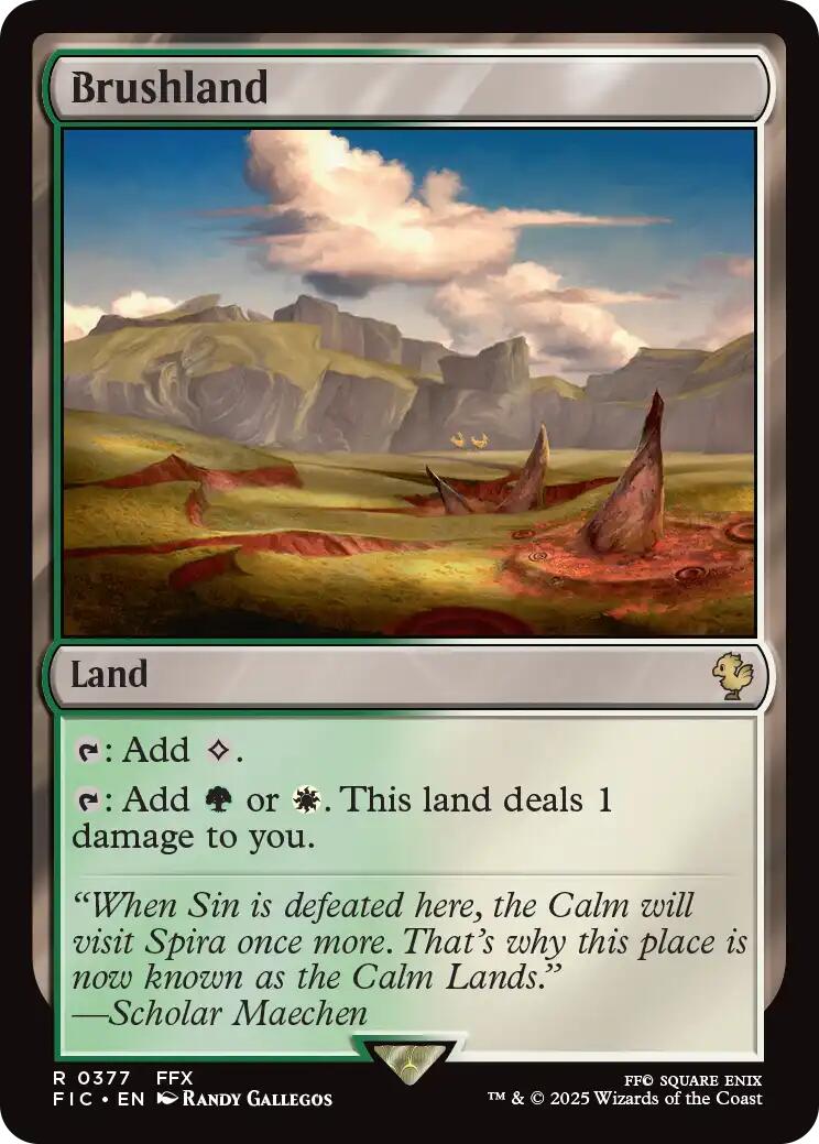 Brushland (Surge Foil) [FINAL FANTASY Commander] | Gate City Games LLC