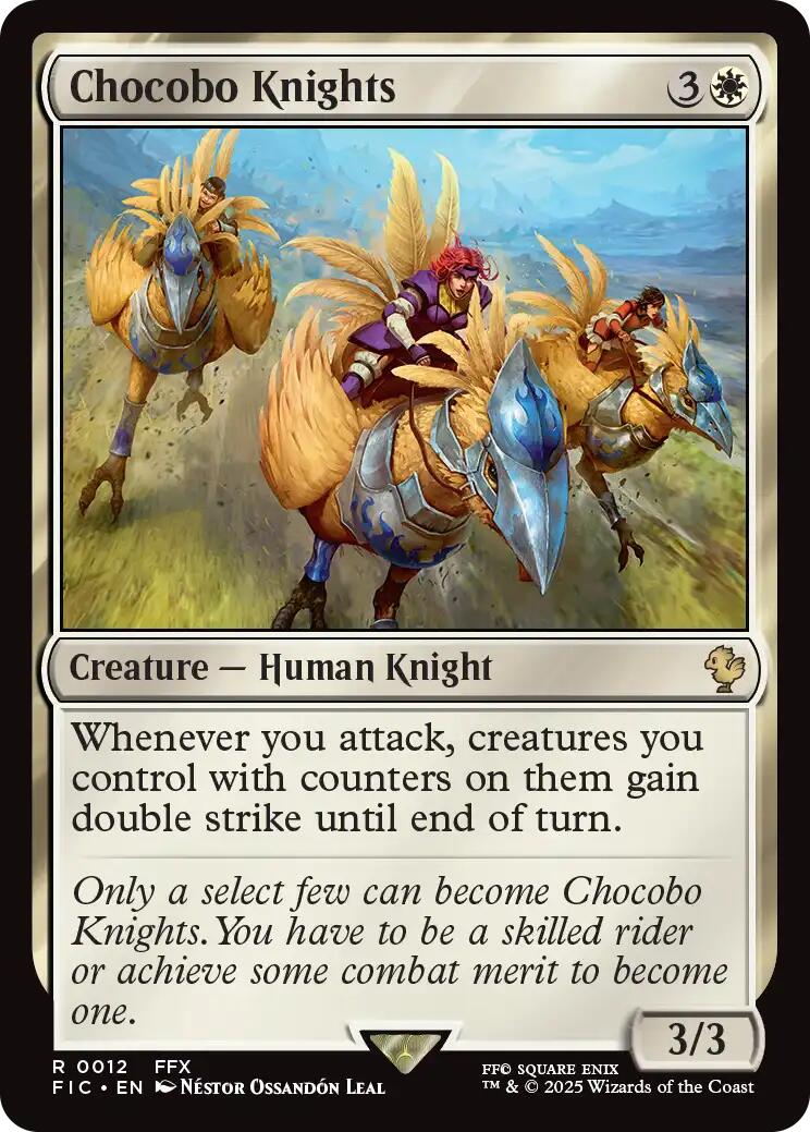 Chocobo Knights (Surge Foil) [FINAL FANTASY Commander] | Gate City Games LLC