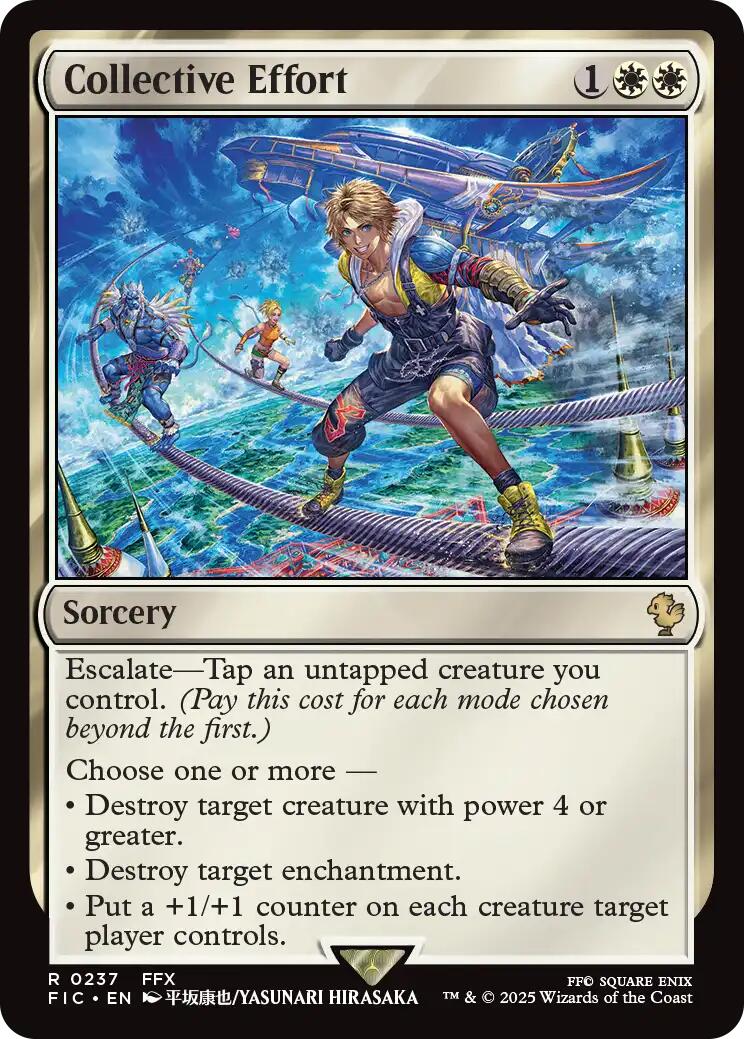 Collective Effort (Surge Foil) [FINAL FANTASY Commander] | Gate City Games LLC