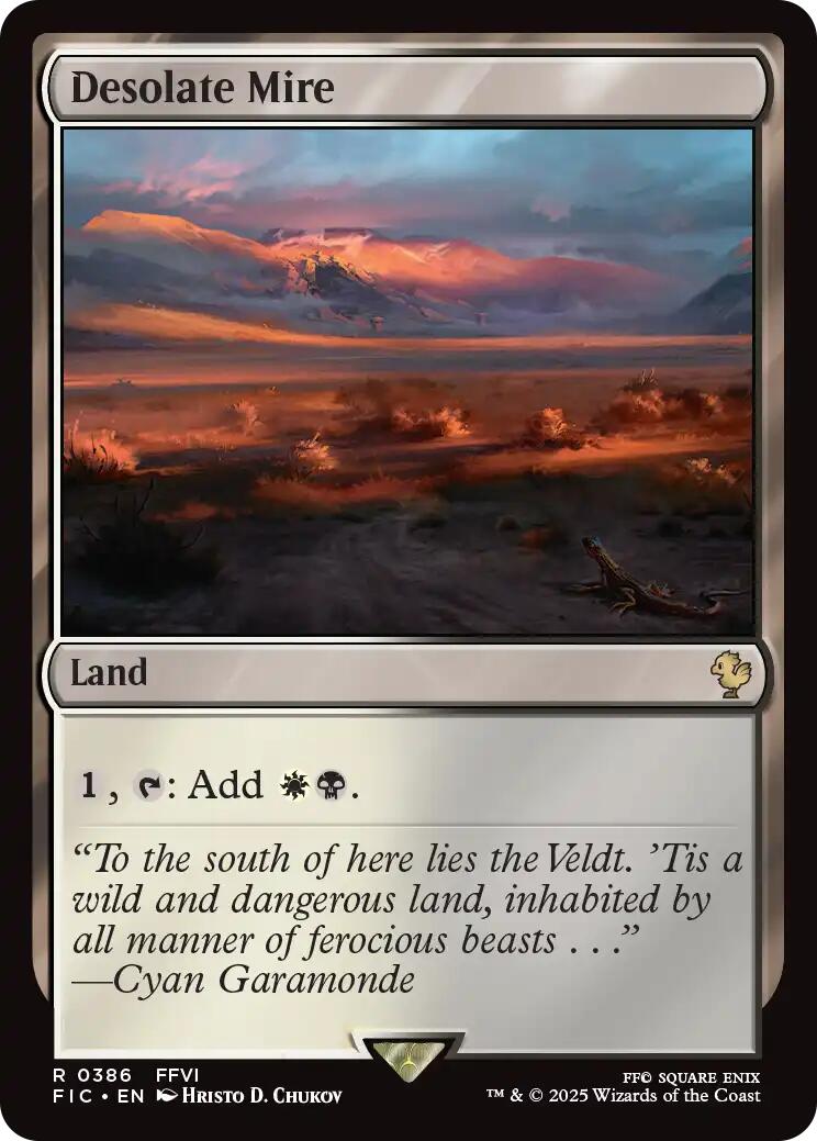 Desolate Mire (Surge Foil) [FINAL FANTASY Commander] | Gate City Games LLC