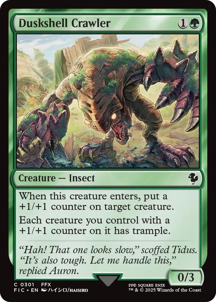 Duskshell Crawler (Surge Foil) [FINAL FANTASY Commander] | Gate City Games LLC