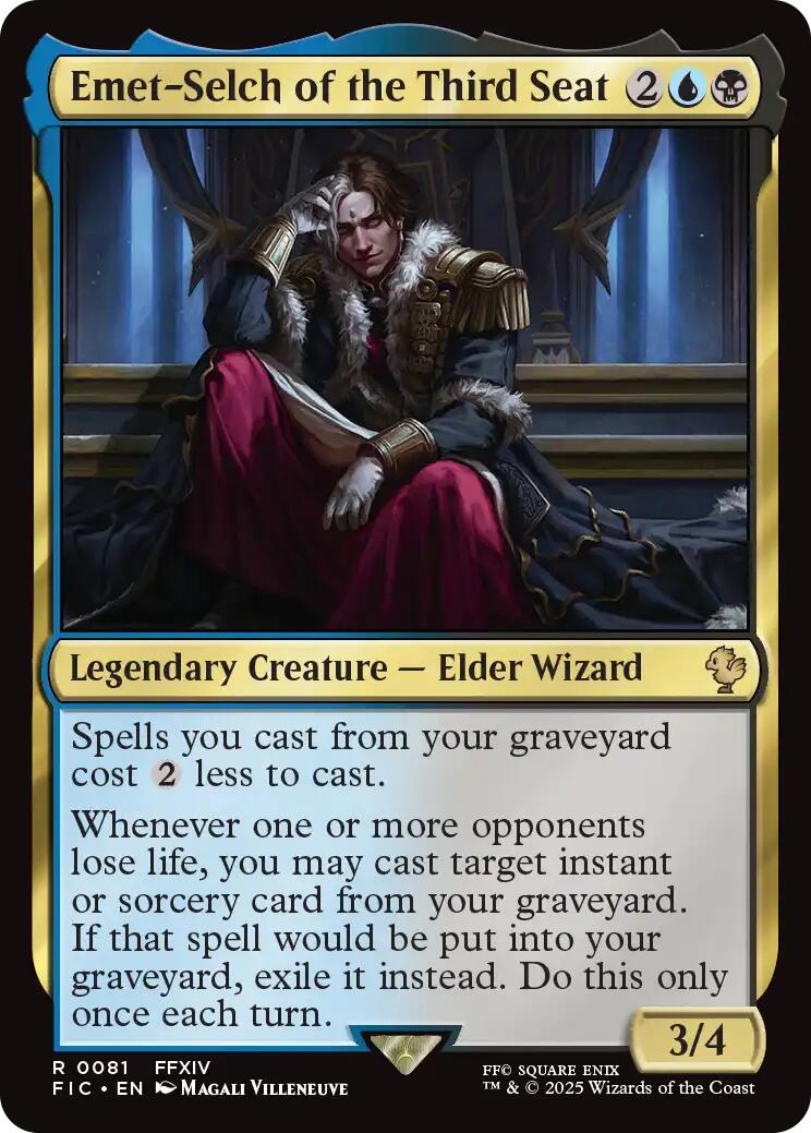 Emet-Selch of the Third Seat (Surge Foil) [FINAL FANTASY Commander] | Gate City Games LLC