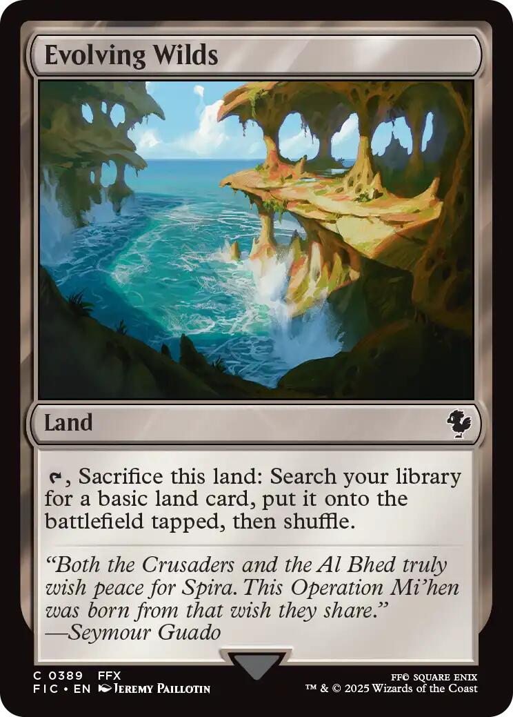 Evolving Wilds (Surge Foil) [FINAL FANTASY Commander] | Gate City Games LLC