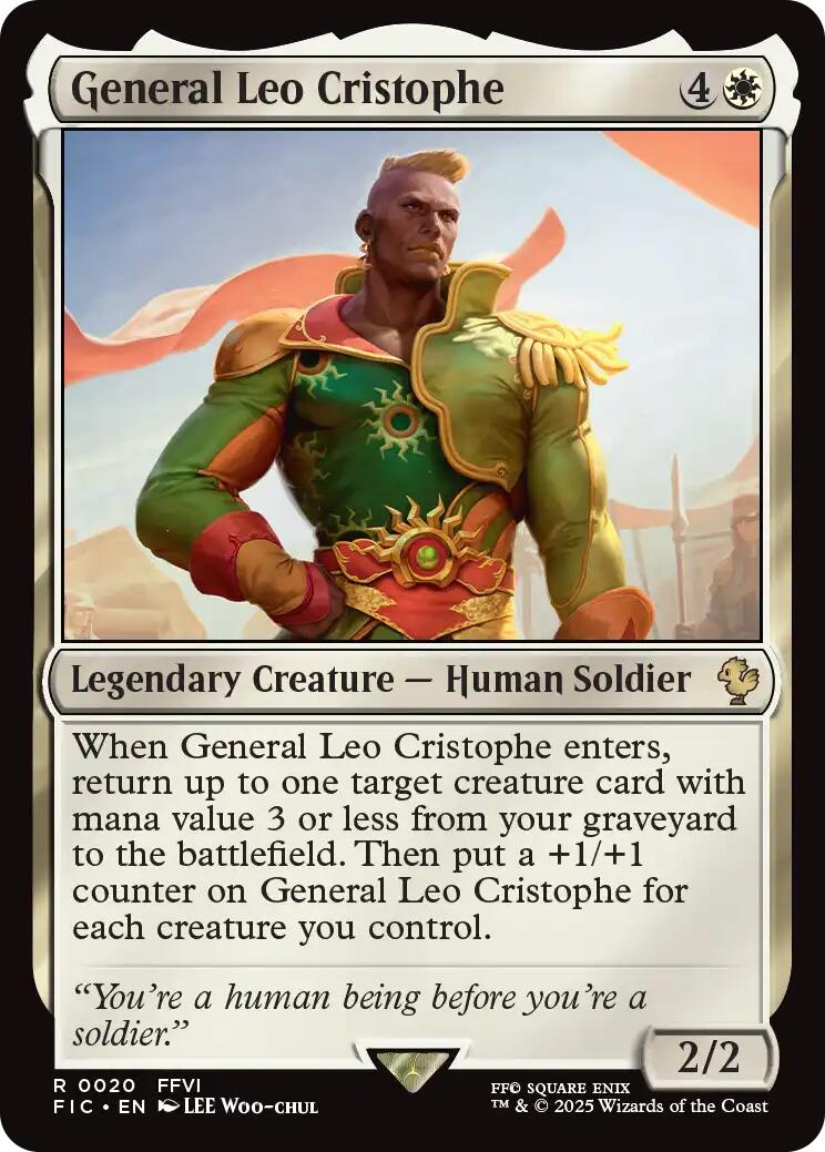 General Leo Cristophe (Surge Foil) [FINAL FANTASY Commander] | Gate City Games LLC