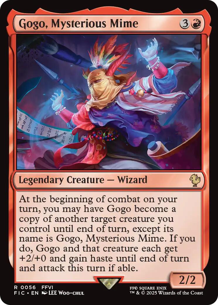 Gogo, Mysterious Mime (Surge Foil) [FINAL FANTASY Commander] | Gate City Games LLC