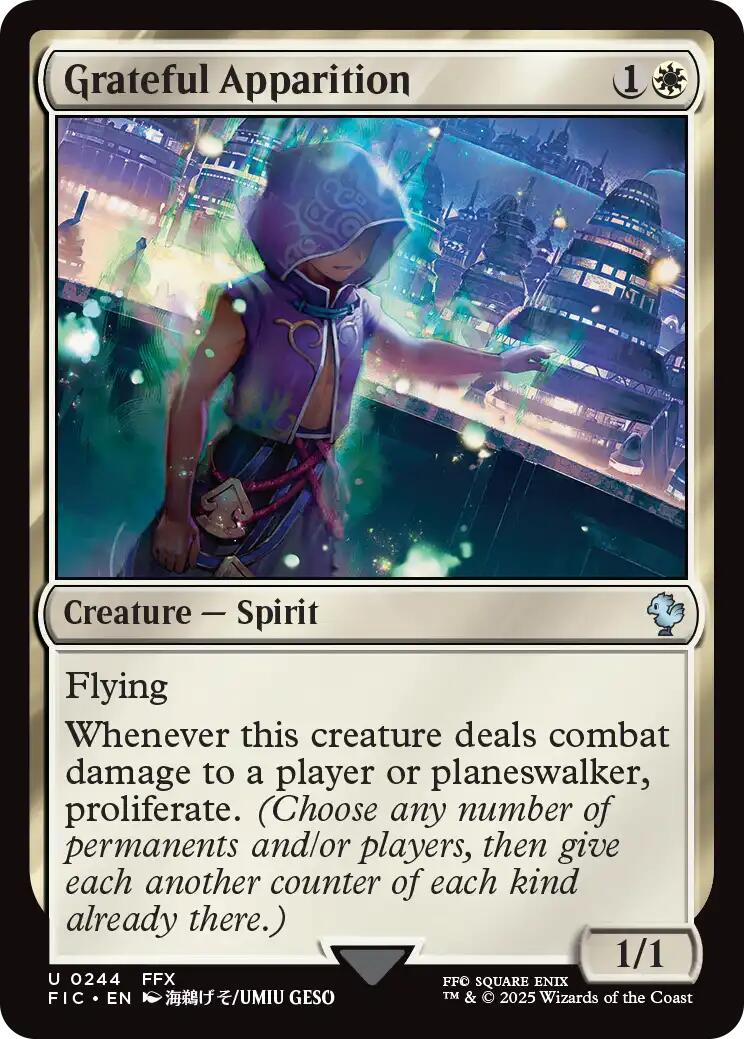 Grateful Apparition (Surge Foil) [FINAL FANTASY Commander] | Gate City Games LLC