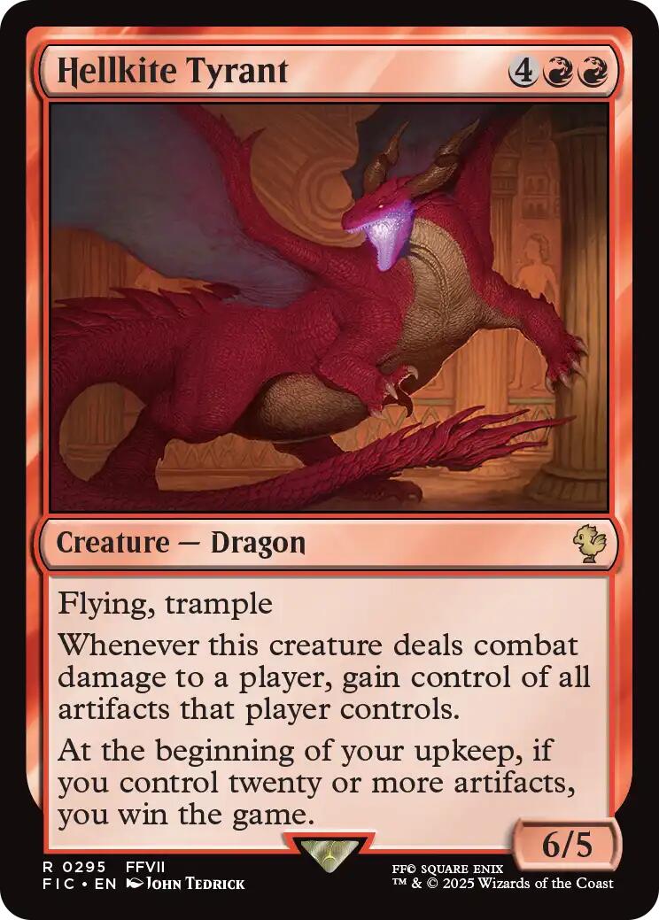 Hellkite Tyrant (Surge Foil) [FINAL FANTASY Commander] | Gate City Games LLC