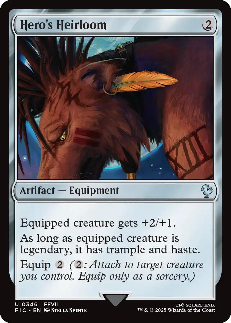 Hero's Heirloom (Surge Foil) [FINAL FANTASY Commander] | Gate City Games LLC