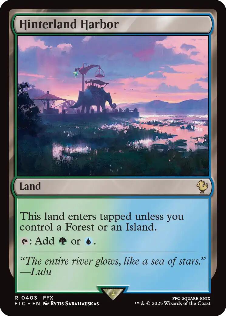 Hinterland Harbor (Surge Foil) [FINAL FANTASY Commander] | Gate City Games LLC