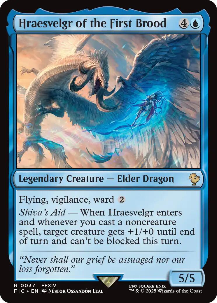 Hraesvelgr of the First Brood (Surge Foil) [FINAL FANTASY Commander] | Gate City Games LLC