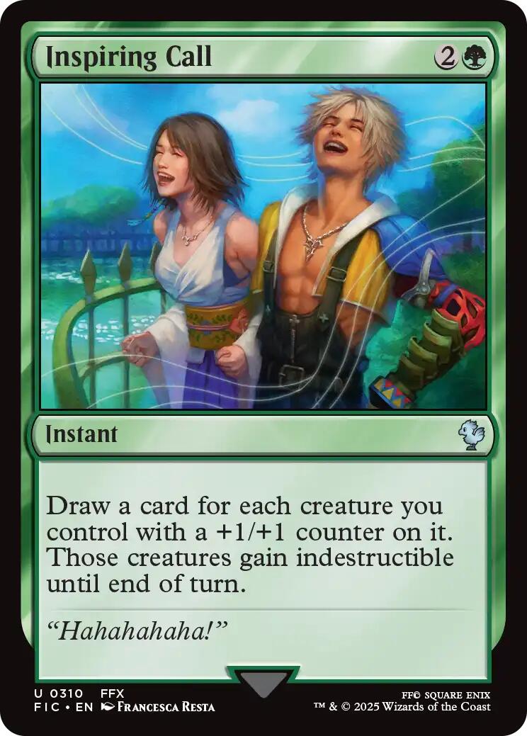 Inspiring Call (Surge Foil) [FINAL FANTASY Commander] | Gate City Games LLC