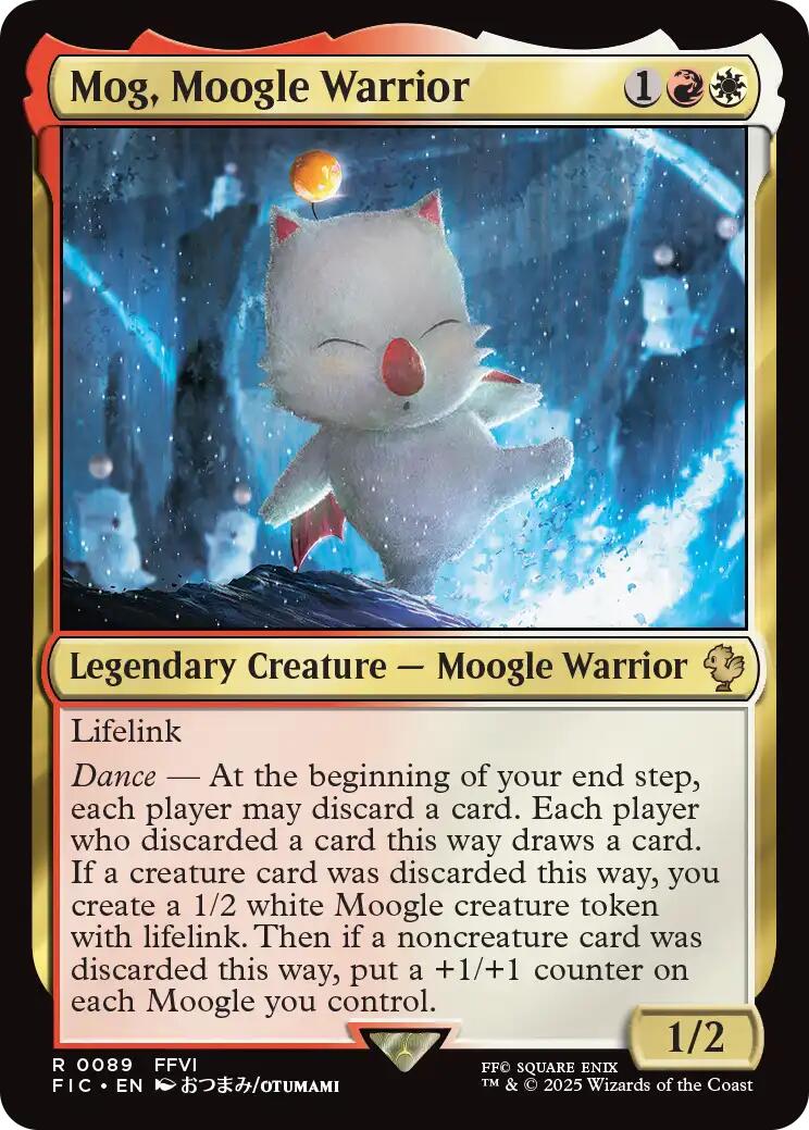 Mog, Moogle Warrior (Surge Foil) [FINAL FANTASY Commander] | Gate City Games LLC