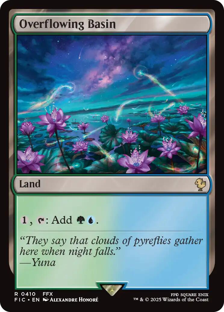 Overflowing Basin (Surge Foil) [FINAL FANTASY Commander] | Gate City Games LLC