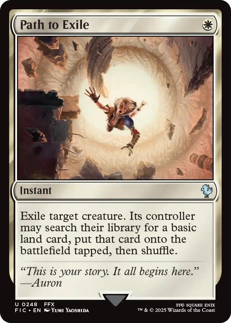 Path to Exile (Surge Foil) [FINAL FANTASY Commander] | Gate City Games LLC