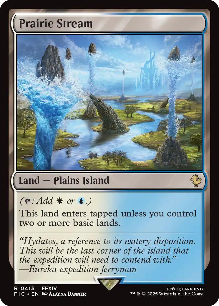 Prairie Stream (Surge Foil) [FINAL FANTASY Commander] | Gate City Games LLC