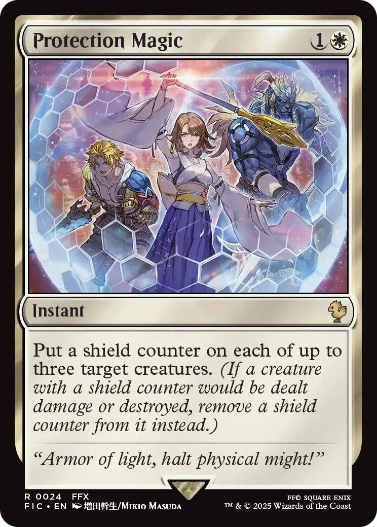 Protection Magic (Surge Foil) [FINAL FANTASY Commander] | Gate City Games LLC