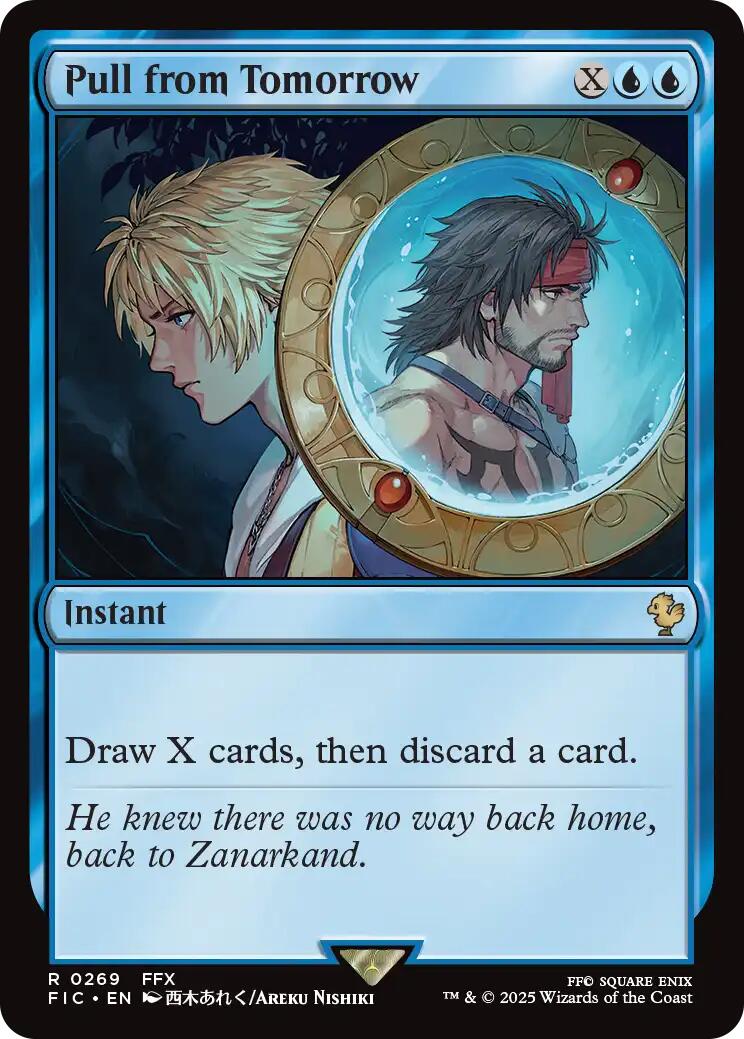 Pull from Tomorrow (Surge Foil) [FINAL FANTASY Commander] | Gate City Games LLC