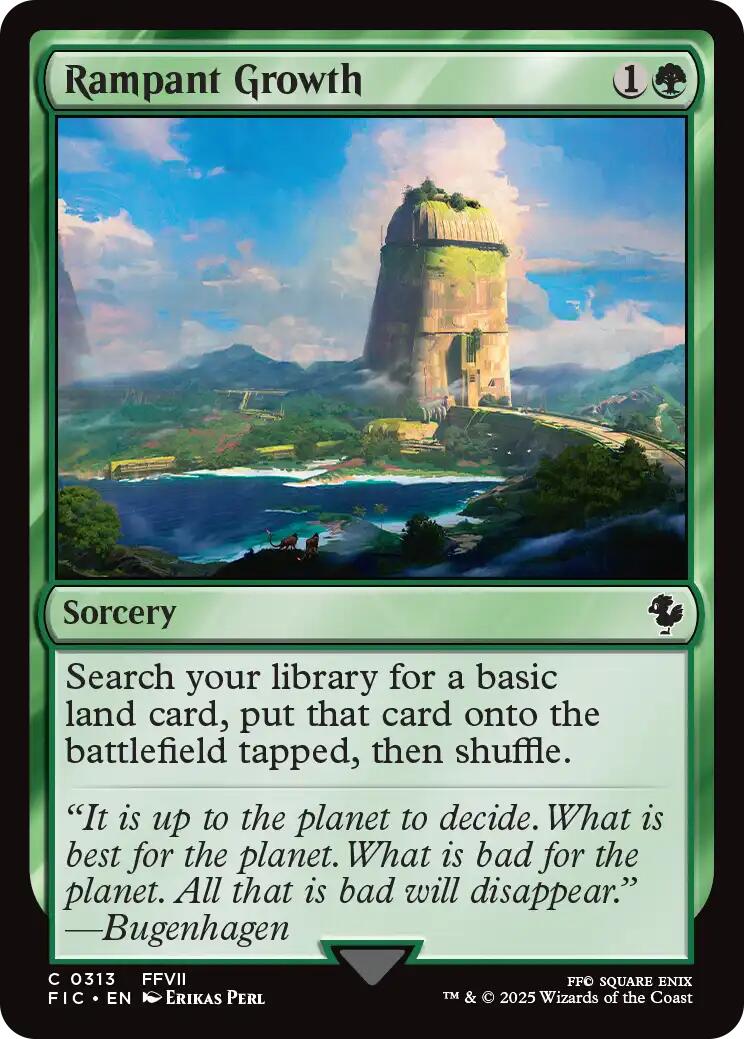 Rampant Growth (Surge Foil) [FINAL FANTASY Commander] | Gate City Games LLC