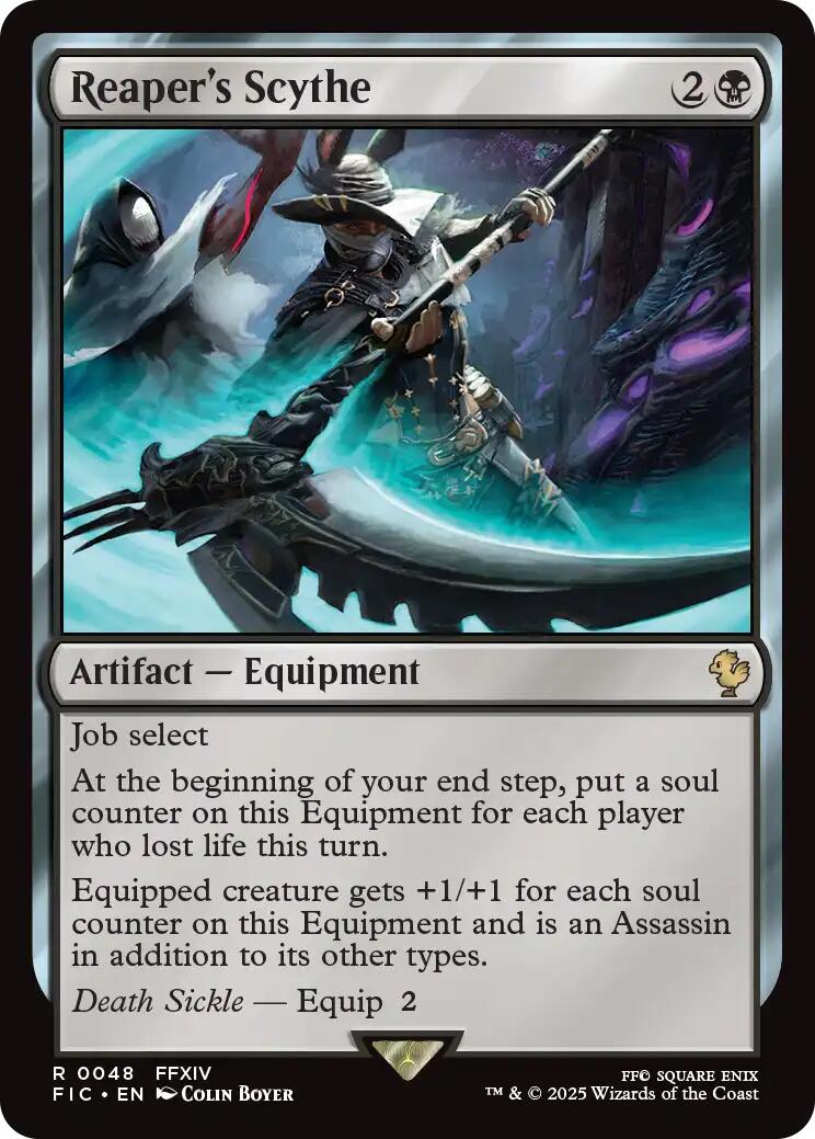 Reaper's Scythe (Surge Foil) [FINAL FANTASY Commander] | Gate City Games LLC