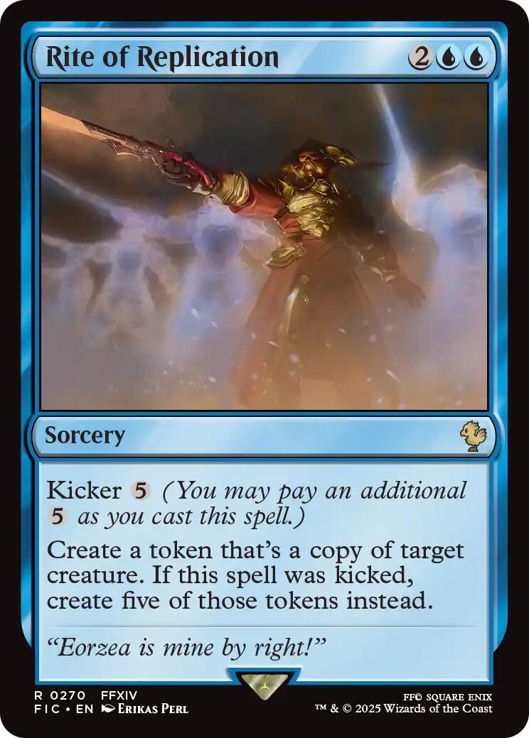 Rite of Replication (Surge Foil) [FINAL FANTASY Commander] | Gate City Games LLC