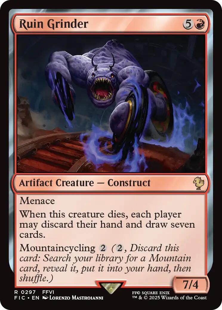 Ruin Grinder (Surge Foil) [FINAL FANTASY Commander] | Gate City Games LLC