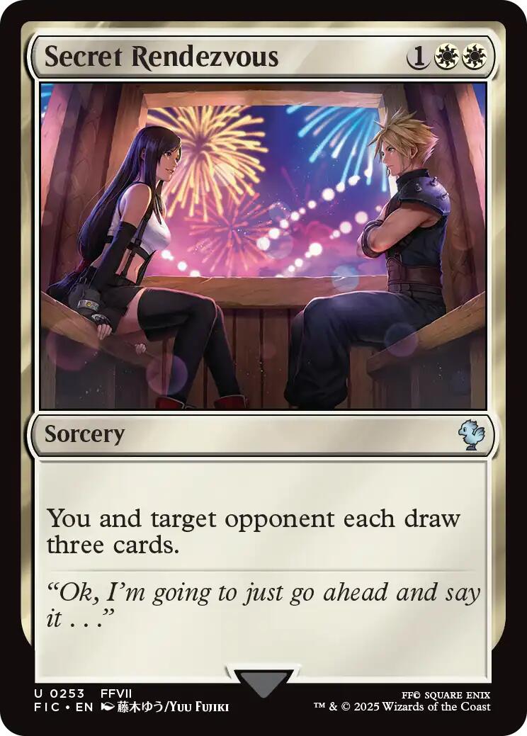 Secret Rendezvous (0253) (Surge Foil) [FINAL FANTASY Commander] | Gate City Games LLC