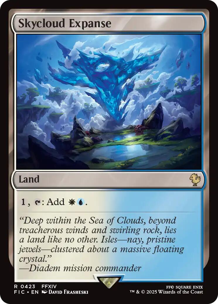 Skycloud Expanse (Surge Foil) [FINAL FANTASY Commander] | Gate City Games LLC