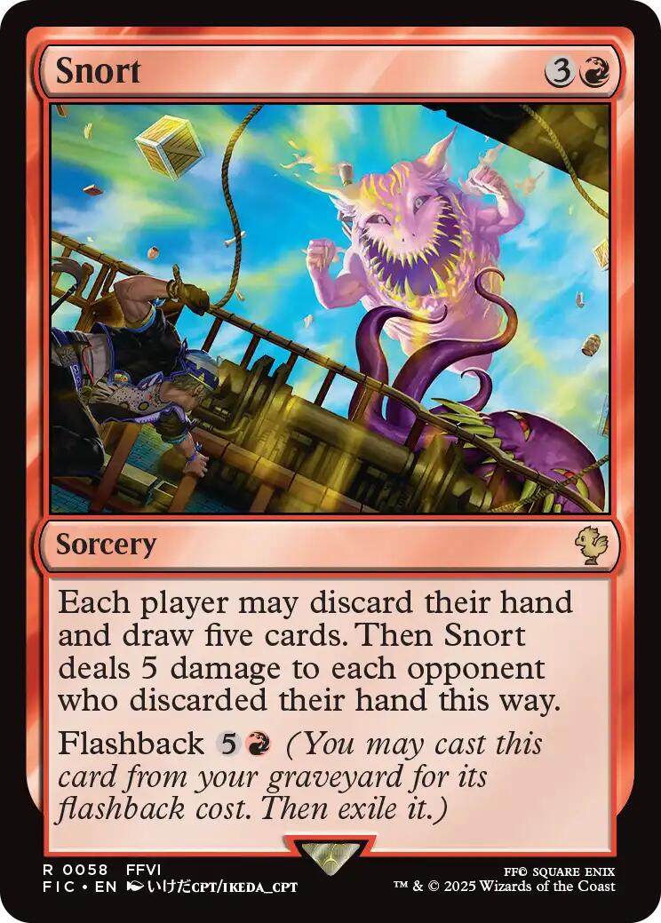 Snort (Surge Foil) [FINAL FANTASY Commander] | Gate City Games LLC