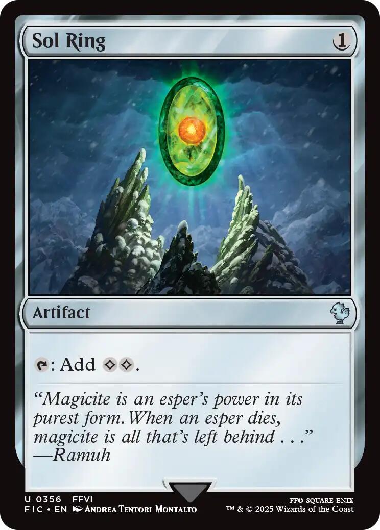 Sol Ring (0356) (Surge Foil) [FINAL FANTASY Commander] | Gate City Games LLC