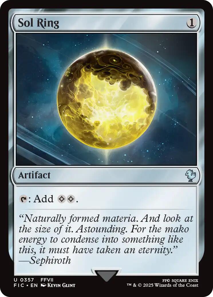 Sol Ring (0357) (Surge Foil) [FINAL FANTASY Commander] | Gate City Games LLC