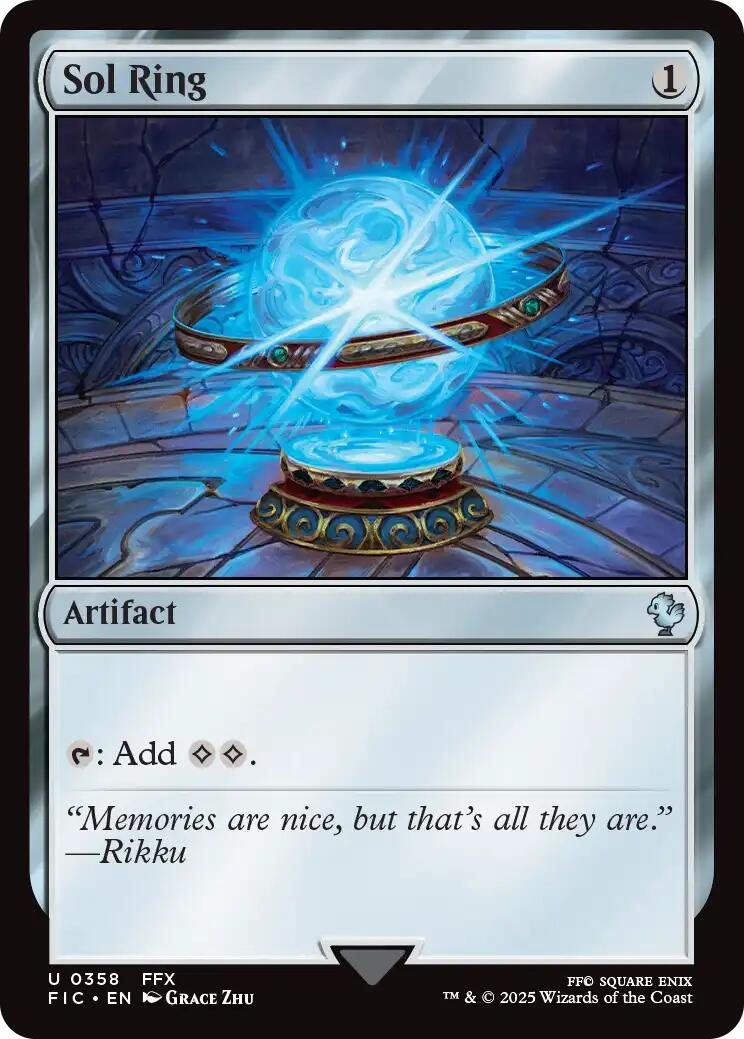 Sol Ring (0358) (Surge Foil) [FINAL FANTASY Commander] | Gate City Games LLC
