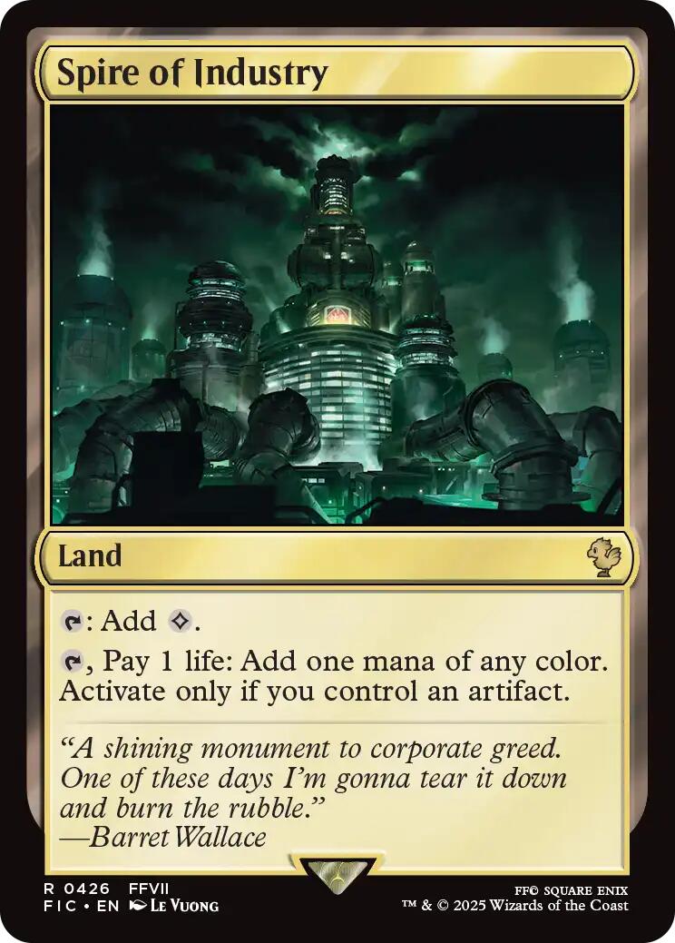 Spire of Industry (Surge Foil) [FINAL FANTASY Commander] | Gate City Games LLC