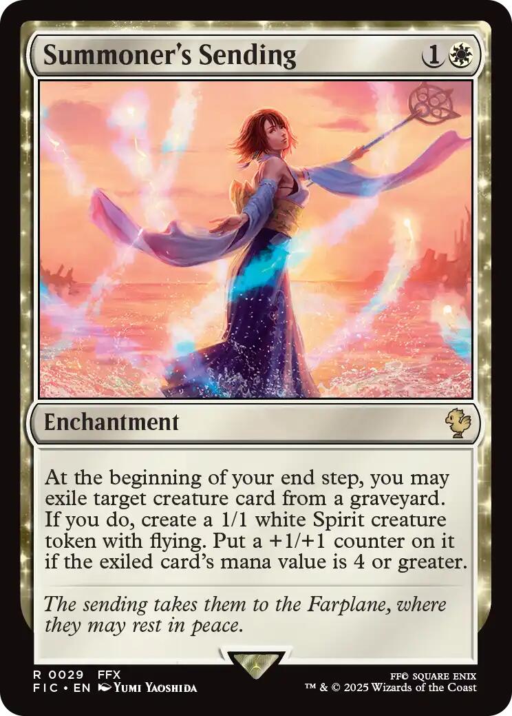 Summoner's Sending (Surge Foil) [FINAL FANTASY Commander] | Gate City Games LLC