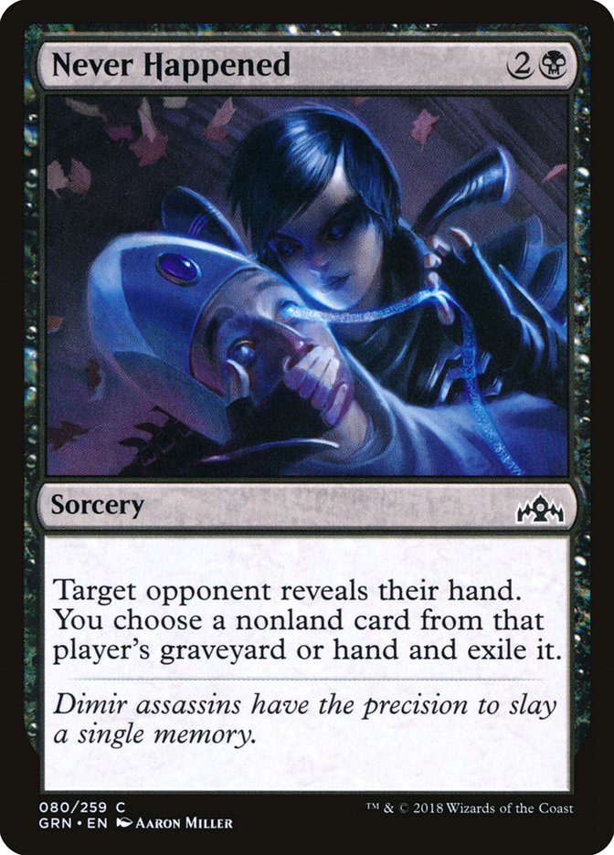 Never Happened [Guilds of Ravnica] | Gate City Games LLC