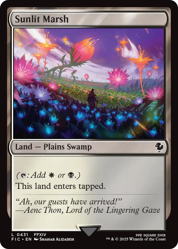 Sunlit Marsh (Surge Foil) [FINAL FANTASY Commander] | Gate City Games LLC