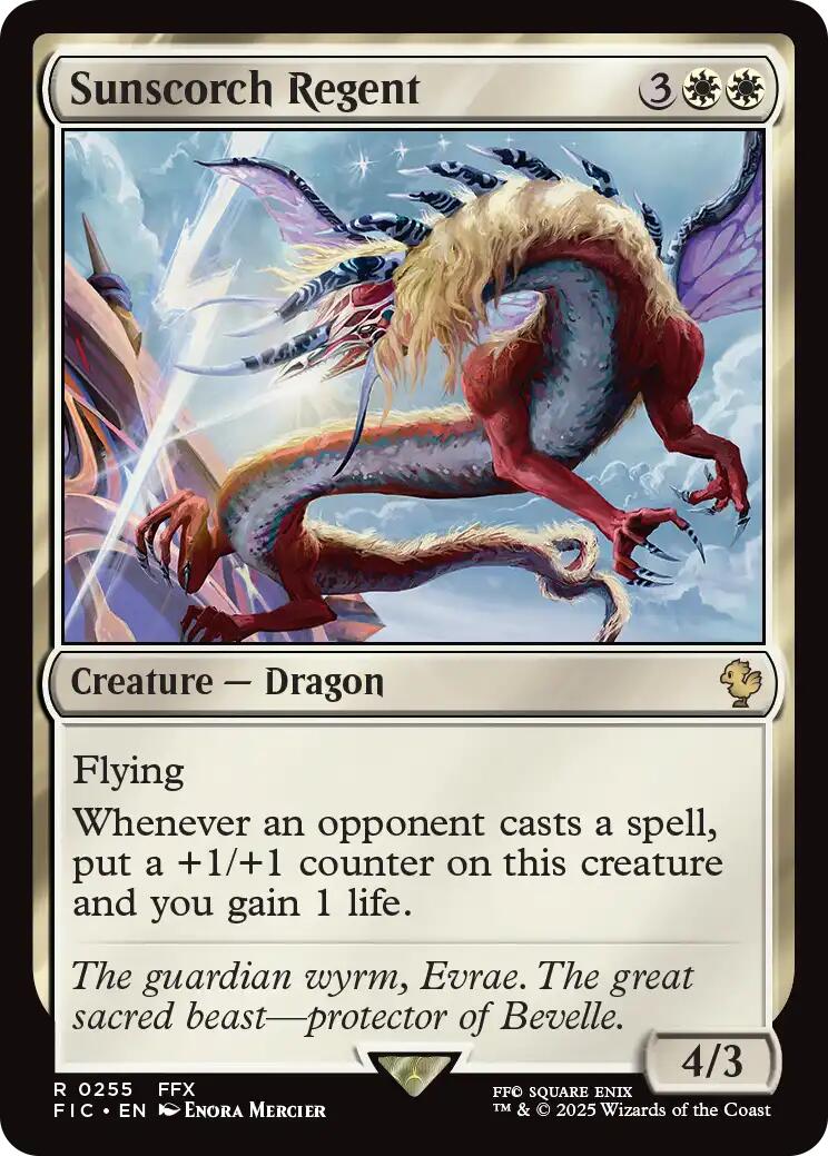 Sunscorch Regent (Surge Foil) [FINAL FANTASY Commander] | Gate City Games LLC