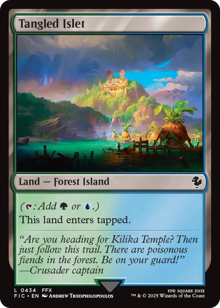 Tangled Islet (Surge Foil) [FINAL FANTASY Commander] | Gate City Games LLC