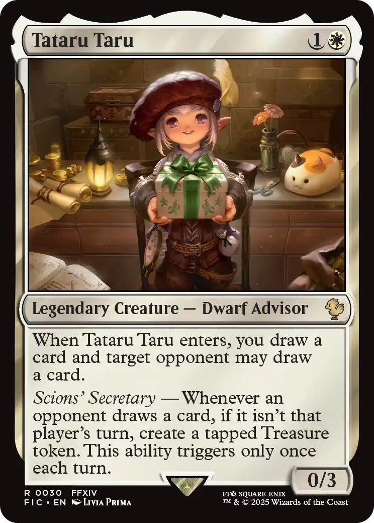 Tataru Taru (Surge Foil) [FINAL FANTASY Commander] | Gate City Games LLC