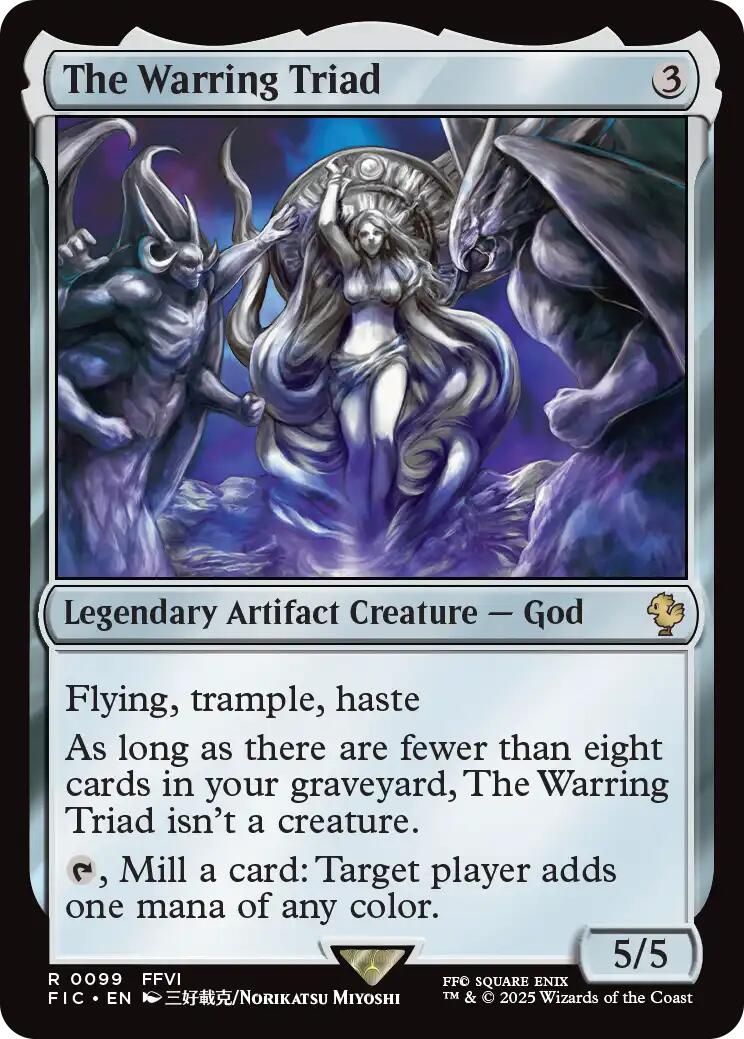 The Warring Triad (Surge Foil) [FINAL FANTASY Commander] | Gate City Games LLC