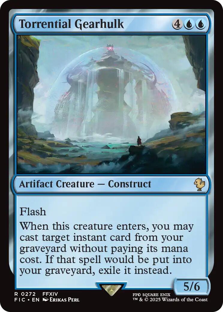 Torrential Gearhulk (Surge Foil) [FINAL FANTASY Commander] | Gate City Games LLC
