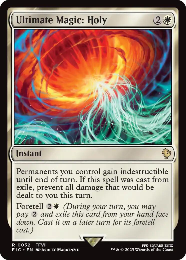 Ultimate Magic: Holy (Surge Foil) [FINAL FANTASY Commander] | Gate City Games LLC