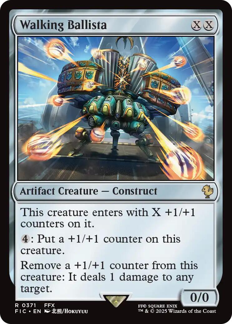 Walking Ballista (Surge Foil) [FINAL FANTASY Commander] | Gate City Games LLC