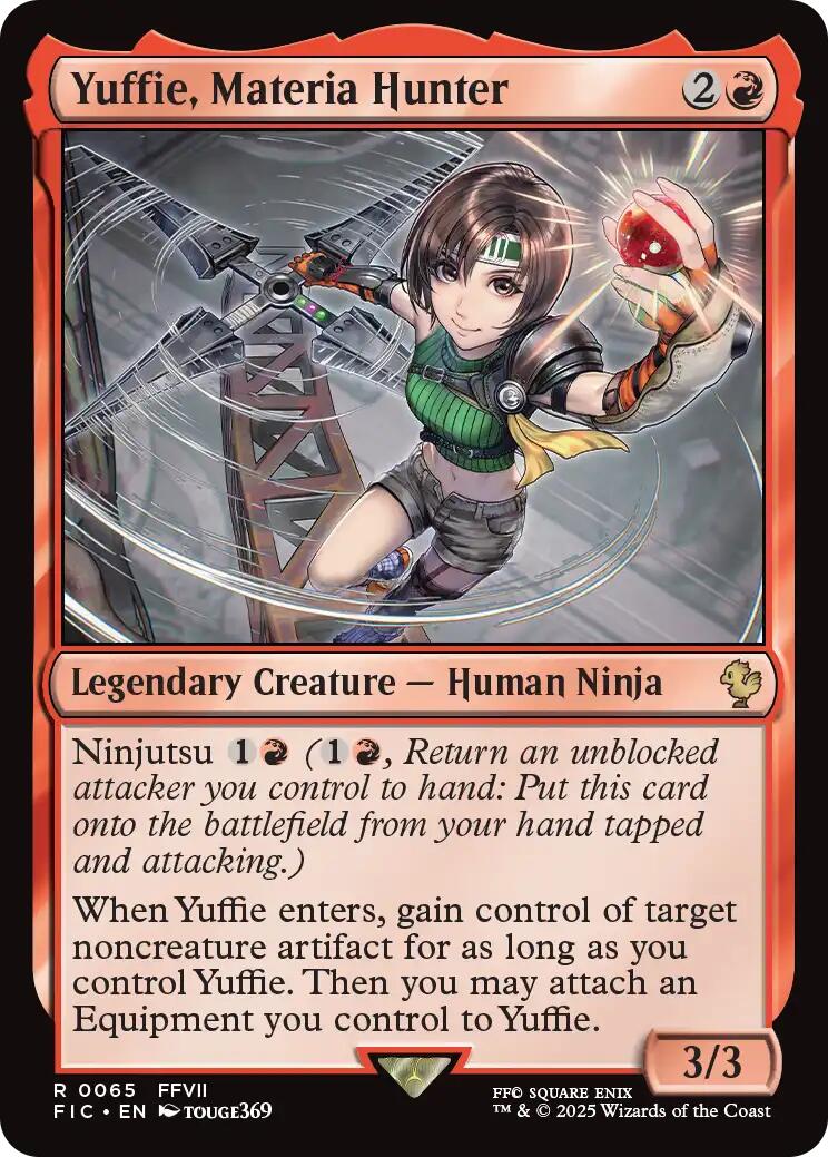 Yuffie, Materia Hunter (Surge Foil) [FINAL FANTASY Commander] | Gate City Games LLC