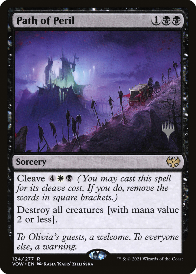 Path of Peril (Promo Pack) [Innistrad: Crimson Vow Promos] | Gate City Games LLC