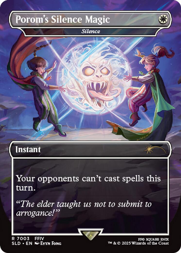 Porom's Silence Magic - Silence [Secret Lair Drop Series] | Gate City Games LLC