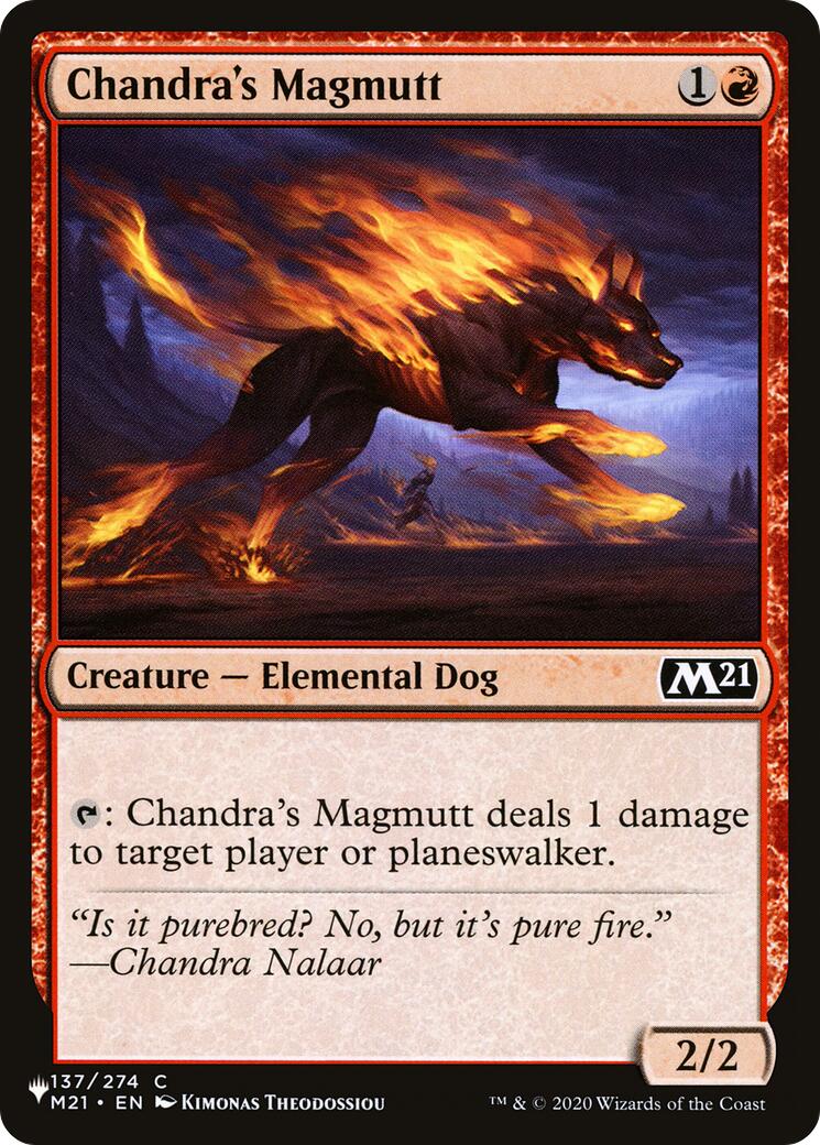 Chandra's Magmutt [The List] | Gate City Games LLC