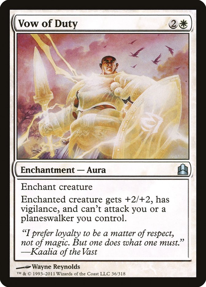 Vow of Duty [Commander 2011] | Gate City Games LLC