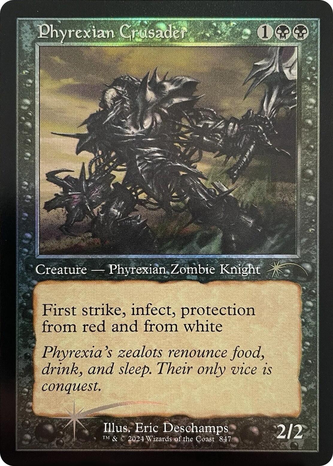 Phyrexian Crusader (Retro Frame) [Secret Lair Drop Series] | Gate City Games LLC