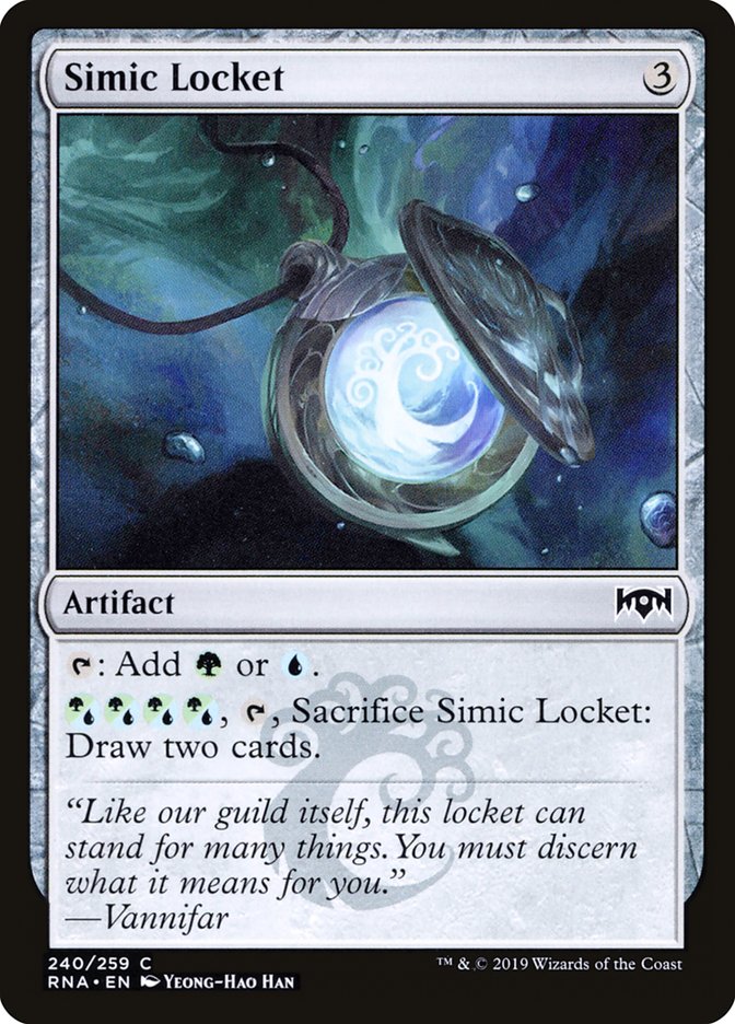 Simic Locket [Ravnica Allegiance] | Gate City Games LLC