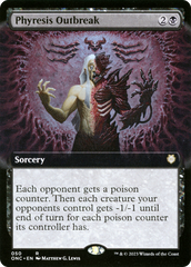 Phyresis Outbreak (Extended Art) [Phyrexia: All Will Be One Commander] | Gate City Games LLC